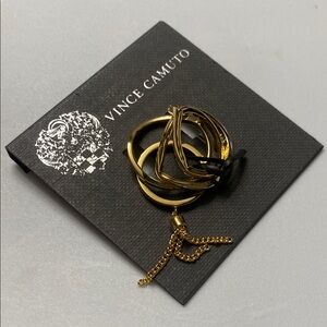 Vince Camuto Gold Tone Ring Set